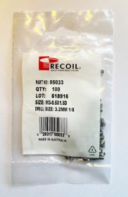M3-0.5x1.5D Wire Thread Inserts (Bag of 100)