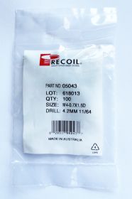 M4-0.7x1.5D Wire Thread Inserts (Bag of 100)