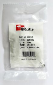 M5-0.8x1D Wire Thread Inserts (Bag of 100)