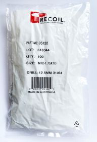 M12-1.75x1D wire thread inserts (bag of 100)