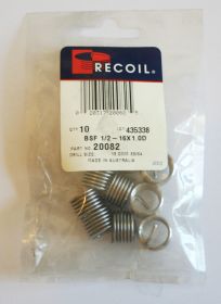 BSF 1/2-16x1D Wire Thread Inserts (Bag of 10)