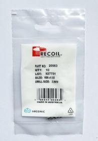 6BAx1.5D wire thread inserts (bag of 10)