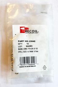 UNC 1/4-20x1D Wire Thread Inserts (Bag of 10)