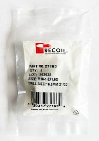 M16-1.5x1.5D Wire Thread Inserts (Bag of 5)